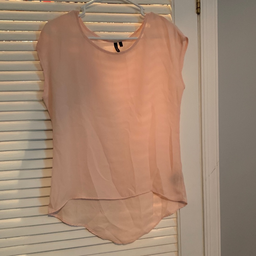 Blush pink blouse